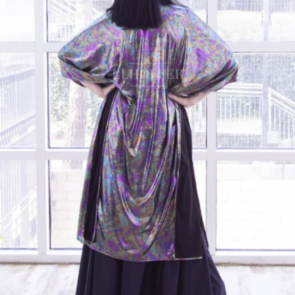 Elhoffer Design Oil Slick Cover Up O/S